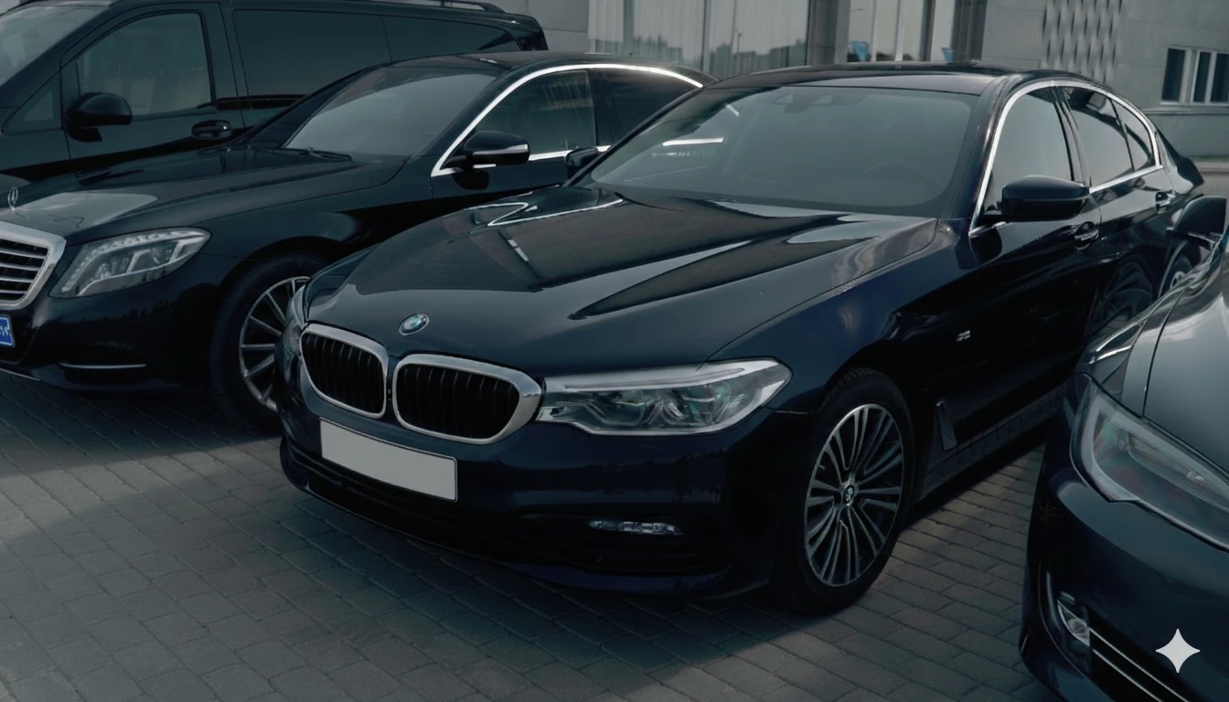 Business class vehicles for executive chauffeur transfers in Latvia